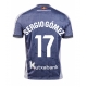 Maillot de foot Real Sociedad Sergio Gomez #17 Extérieur vêtements 2025-26 Manches Courtes Maillot de foot Real Sociedad Sergio Gomez #17 Extérieur vêtements 2025-26 Manches Courtes